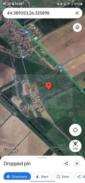 Cernica, Tanganu, teren intravilan de vanzare 4 loturi x 954 mp, investitie